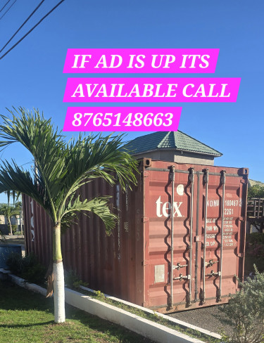 20Ft Sealed CONTAINER Shops & Booths Old Harbour