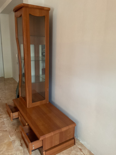 Showcase Cabinet With Drawers 