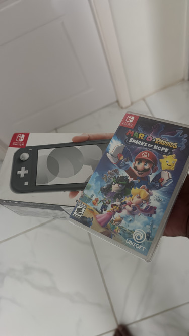 Nintendo Switch Lite - Free Game Included Mario  Consoles New Kingston