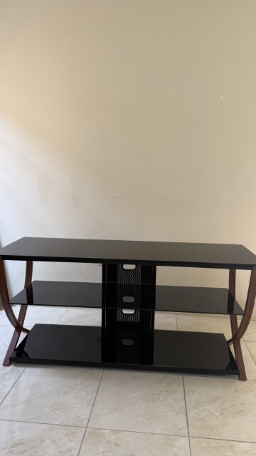 3 Tier Tempered Glass Tv Stand Entertainment Centers Greater Portmore