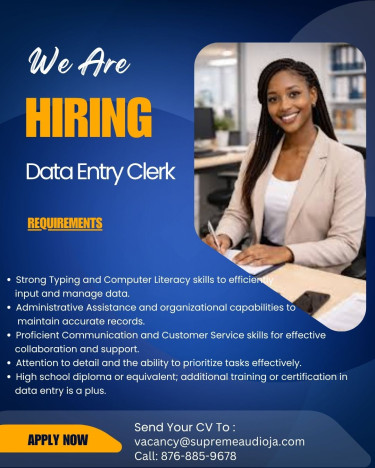 Data Entry Clerk Part Time Jobs Dunrobin Avenue