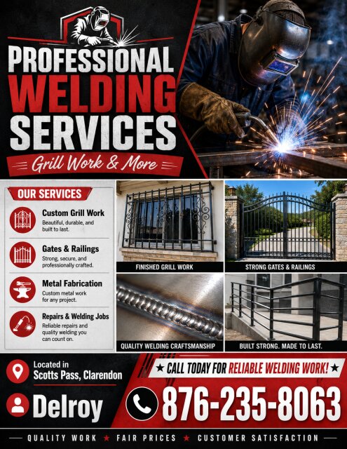 Welding Welding Services Scott’s Pass