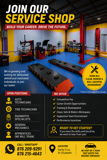 Lead Alignment & Suspension Technician/Supervisor