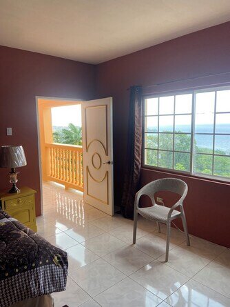 Airbnb One Bedroom With Pool And Living Area