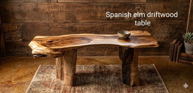Cedar Live Edge Natural Table