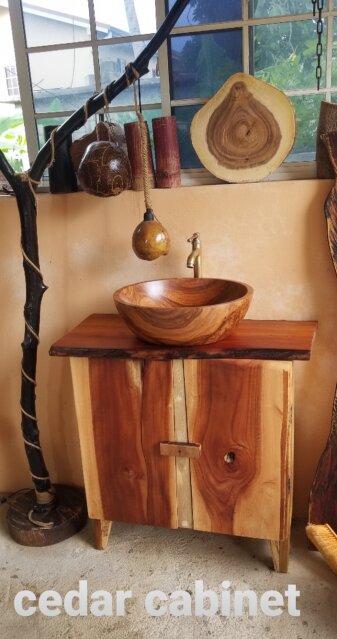 Rustic Cedar Cabinet