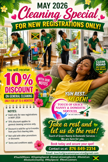 Cleaning Services - For Clients  House Keeping Services Kingston And St Catherine 