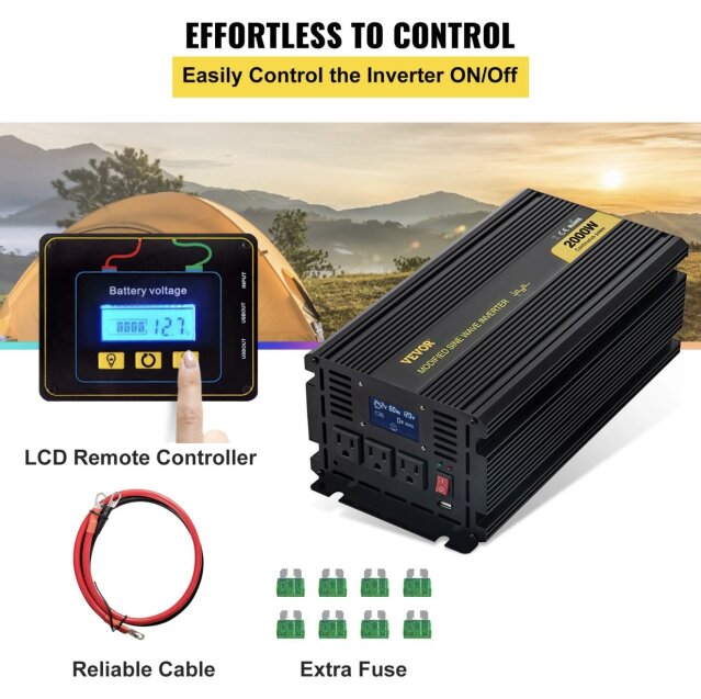Vevor 2000w Modified Sine Wave Inverter Other Market Patrick City