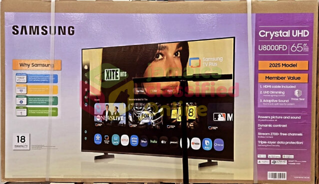 New 65 Inch 4K TV TV Vineyard Town