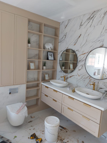 Kitchen Cupboards, Closets, Staircase 