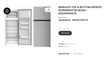 Berklays- Refrigerator