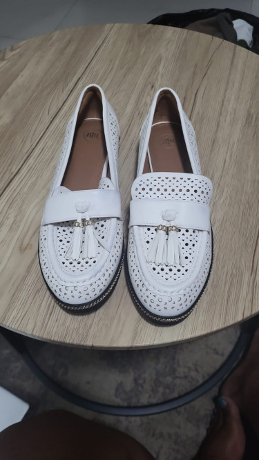 River Island Cut Out Tassel Loafers In White Women's Shoes Mannings Hill Road