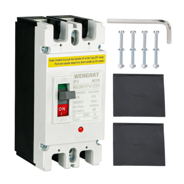 WENGART 250A 500V DC MCCB — Solar PV Disconnect 2P Other Market Ocho Rios 