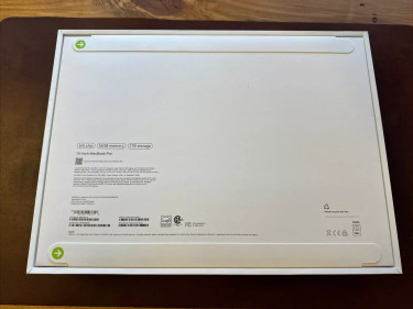 Apple MaBook Pro Chip 16GB Memory 1TB Storage