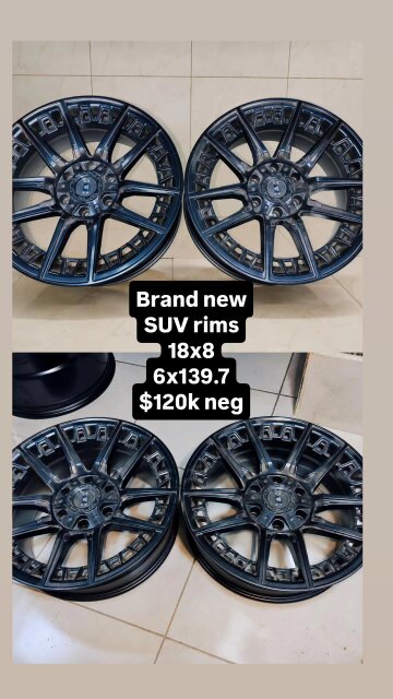 Brand New Rims For Sale Rims and Tyres Portmore