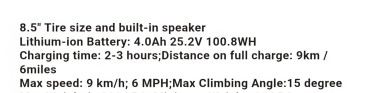  HOVERBOARD WITH BLUTOOTH SPEAKERS