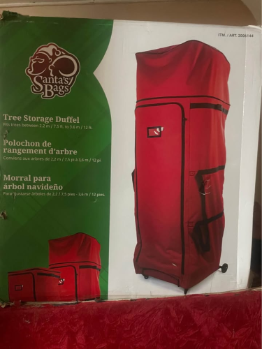 New Santa's Bags Red Tree Storage Duffel Other Market Treasure Beach
