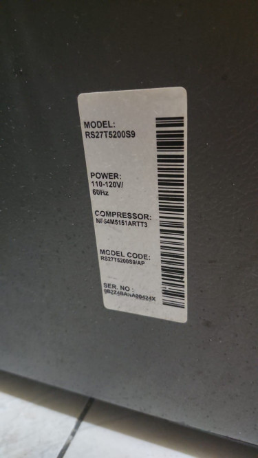 SAMSUNG 2 DOOR REFRIGERATOR 