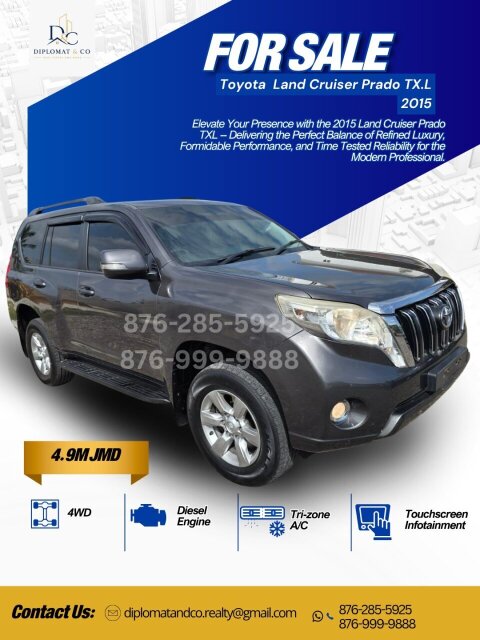 2015 Land Cruiser Prado TXL Vans & SUVs Southfield