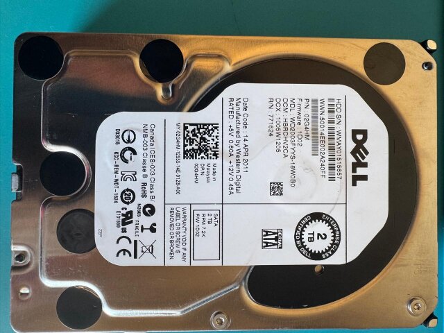 SEAGATE & DELL 2TB Hard Disk Drive