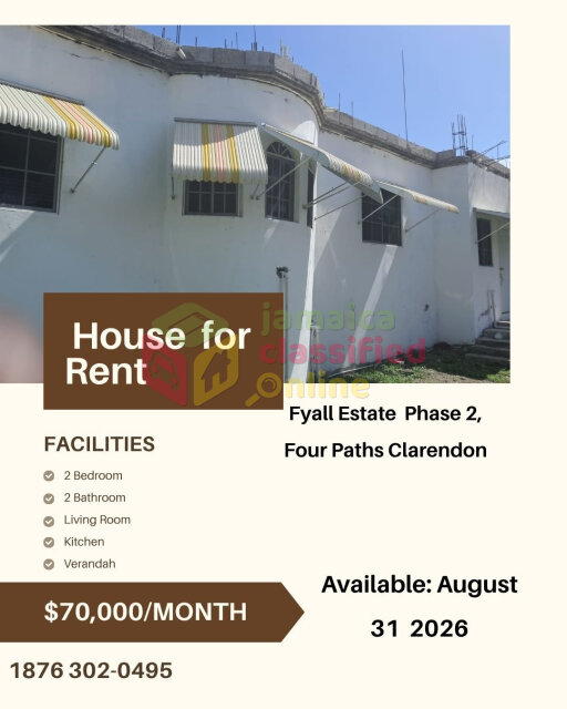 2 Bedrooms House