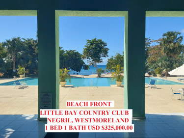 LITTLE BAY COUNTRY CLUB 1 BED 1 BATH USD $325,000 Houses NEGRIL
