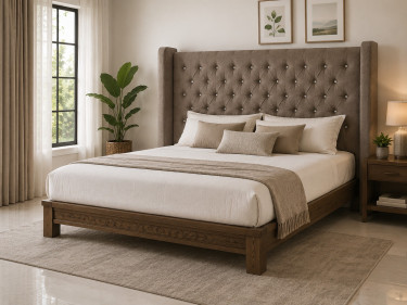 DIAMOND TUFTED HEADBOARD  Beds Kingston 