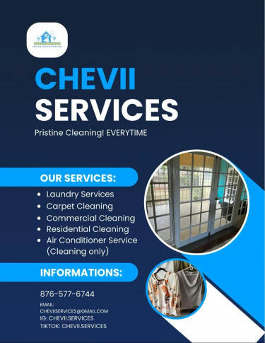 Chevii Cleaning Services  Full Time Jobs Kingston 