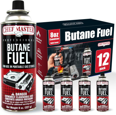Chef Master Butane Gas 12 X 8oz  Other Market Mandeville