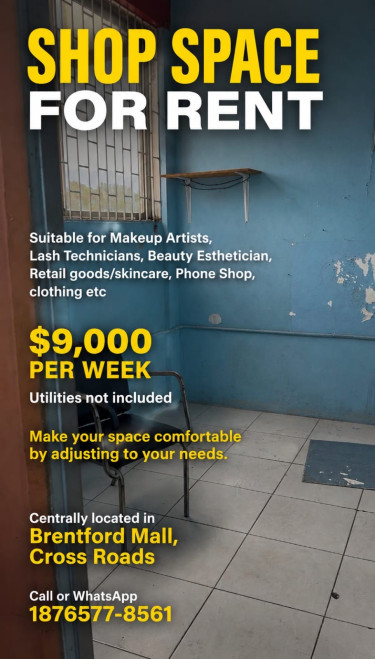 Small Shop Space For Rent Shops & Booths Cross Roads 