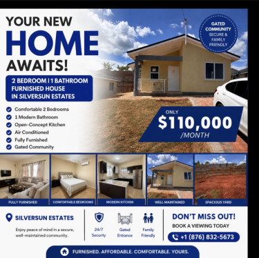  FOR RENT – Silversun Estates - 2 Bedroom 1 Bath Houses Silversun Estates