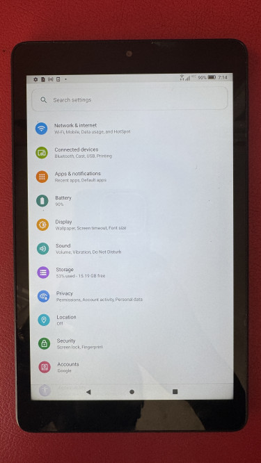 8” TCL Tablet