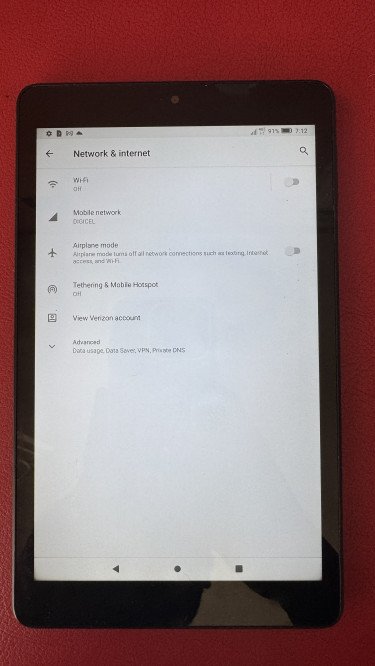 8” TCL Tablet