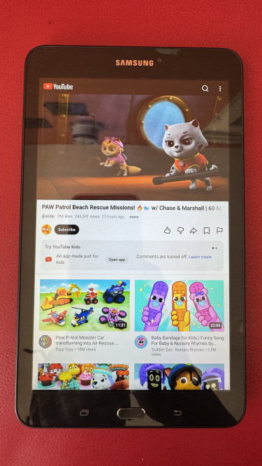 8” Samsung Galaxy Tab E 16gb
