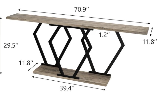 70 Inch Sofa Table