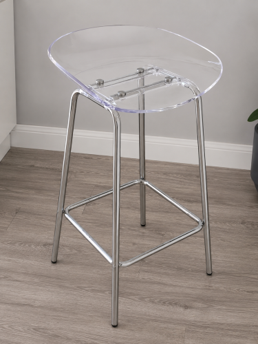 Four Piece Acrylic Bar Stool Set  Chairs Half Way Tree 