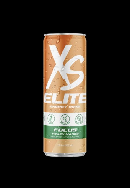 XS Elite + Focus Energy DrinkPeach Mango Beverages Mandeville