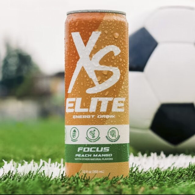 XS Elite + Focus Energy DrinkPeach Mango