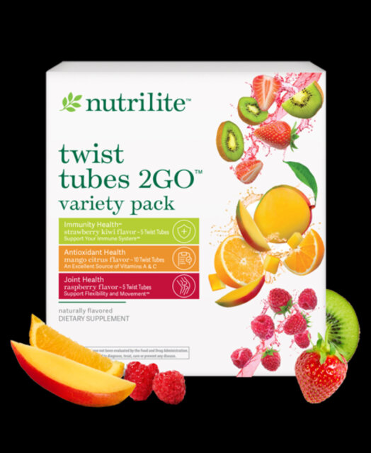 Nutrilite Twist Tubes 2GO- Variety Pack Beverages Mandeville