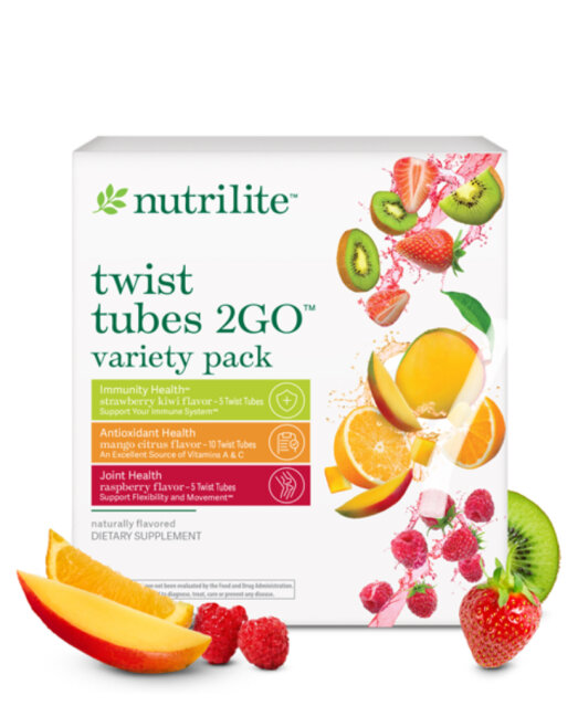 Nutrilite Twist Tubes 2GO- Variety Pack