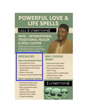 +27685771974 |  Dr Anushika Love Spell Caster      Healthcare Services Johannesburg