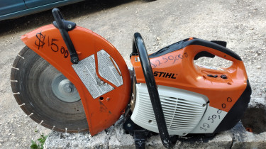 14 Inch Concrete Saw With Extra Blade 