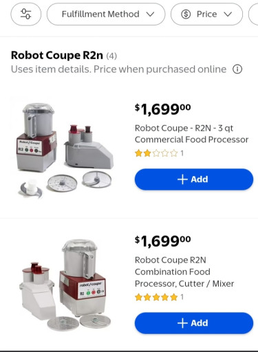 R2N Robot Coupe Commercial Food Processor  Blenders Brown's Town 