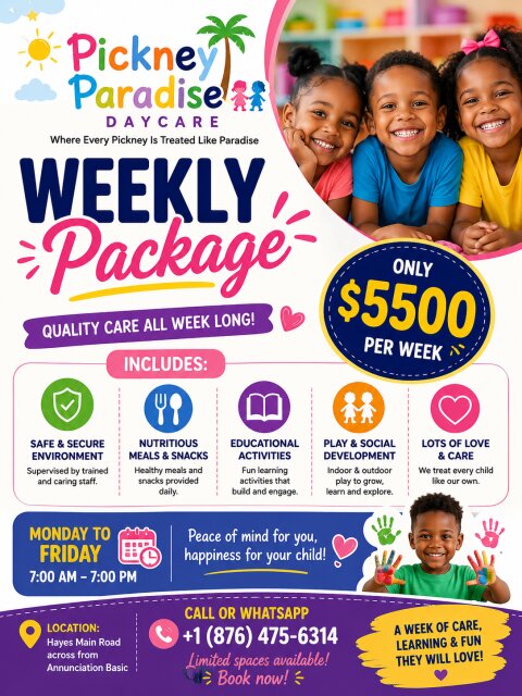 Babysitter And Daycare Agency Full Time Jobs Hayes Main Road, May Pen Clarendon