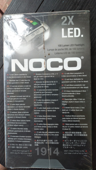 Noco Boost Plus Jump Starter And Phone Charger 