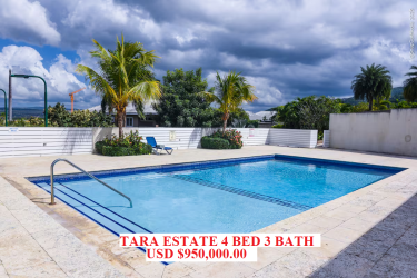 TARA ESTATE FURNISHED 4BED 3 BATH USD $950,000 Houses Montego Bay