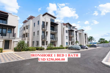 IRONSHORE 1 BED 1 BATH USD $250,000 Apartments Montego Bay