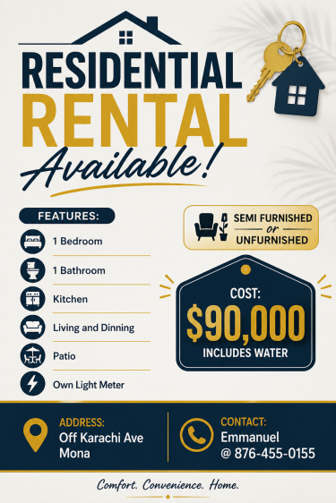 1 Bedroom For Rent  Apartments Mona Kgn 6