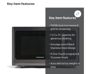 Microwave/Grill, 1.2 Cubic