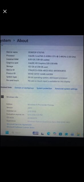 Dell Latitude E7470 LAPTOP